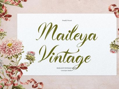 Maileya Vintage | Elegant Script