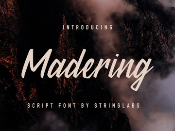 Madering - Classy Script Font preview picture