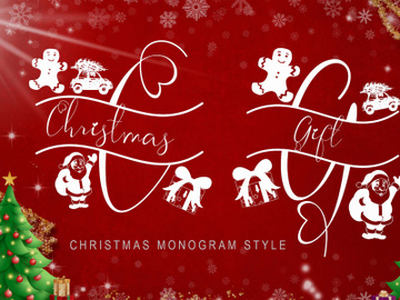 Christmas Gift Monogram preview picture
