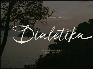 Dialetika | Handwritten Script preview picture