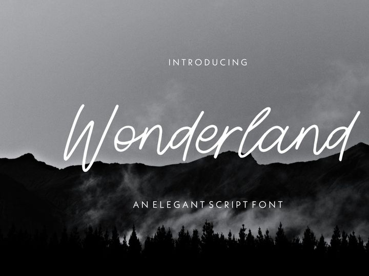 Wonderland - An Elegant Script Font