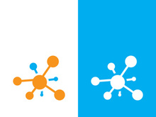Molecule symbol logo template vector illustration design