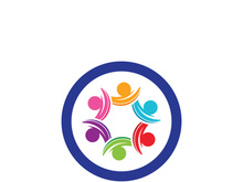 Community logo business template and icon people vector