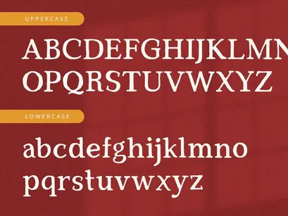 Red Carpet - Serif Font