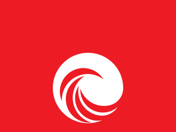 vortex circle red vector illustration icon Logo preview picture