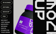 Protein Jar Mockup