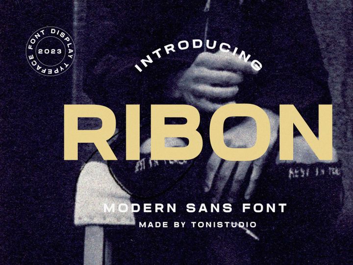 RIBON|| modern sans