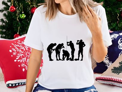 Silhouette of five construction workers in various poses with tools