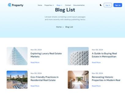 Property Pro NextJs Real Estate Website Template