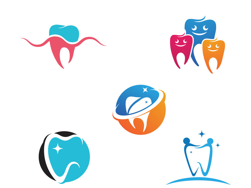 Dental logo Template vector illustration