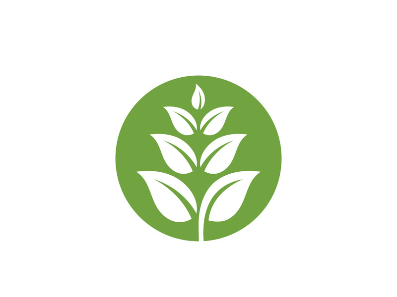 Eco green icon illustration design