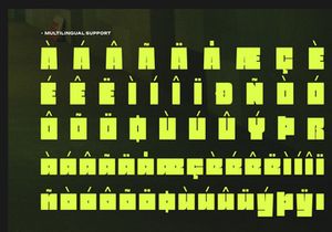 Mono Cubic | Chunky Bold Sans