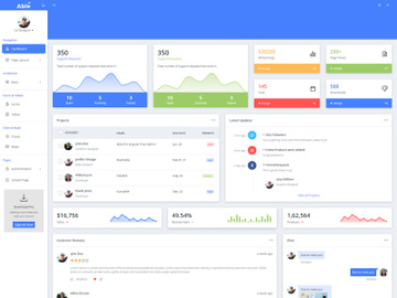 Able Pro Angular Admin Dashboard preview picture