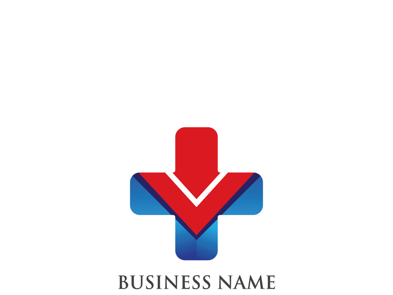 hospital logo and symbol Template, Green logo vector