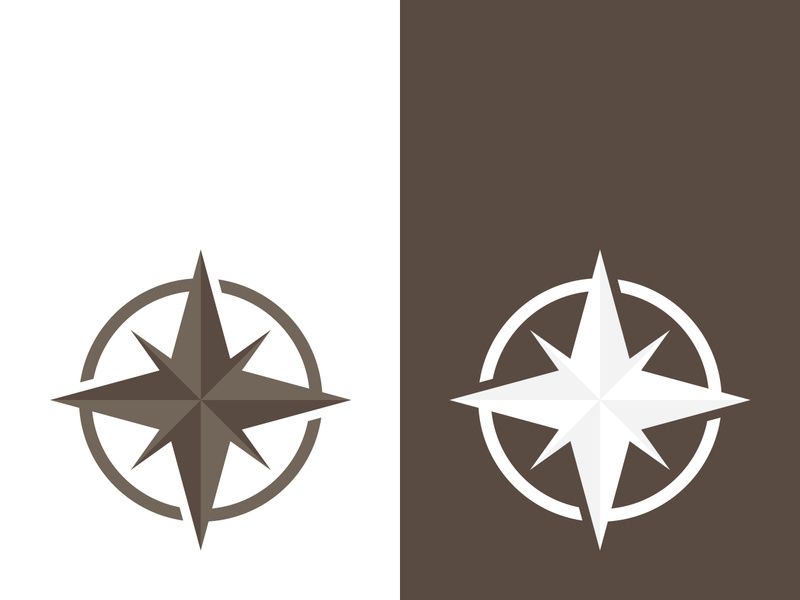 Compass logo template vector icon illustration design