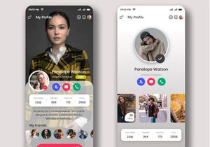 Multi Service User Profile Mobile app UI Kit II