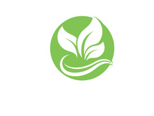 Nature leaf eco green logo icon