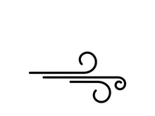 Wind vector icon design illustration