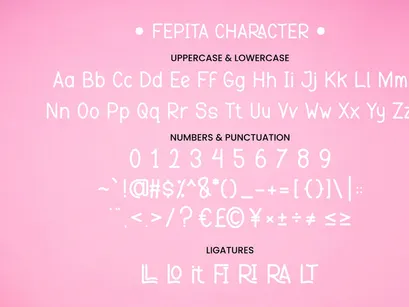 Fepita - Feminine Display Font