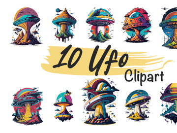 UFO clipart preview picture