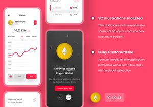 Crypto Wallet App Design