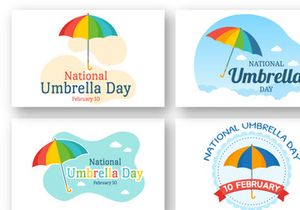 13 National Umbrella Day Illustration