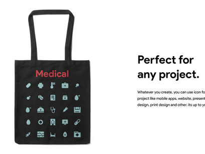 25 Medical Glyph Icon