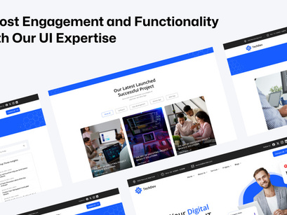 Software Company Web UI Kit | Figma Design