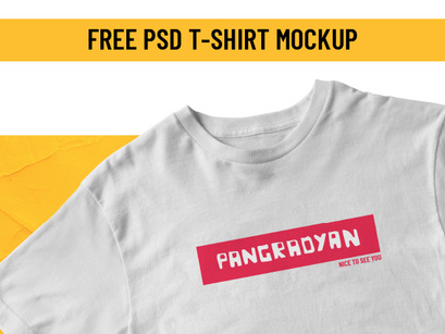 Download Free Psd T Shirt Mock Up By Hendo Pangradyan Epicpxls