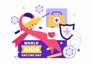 10 World AIDS Vaccine Day Illustration