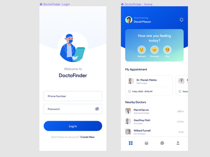 DoctoFinder App Concept