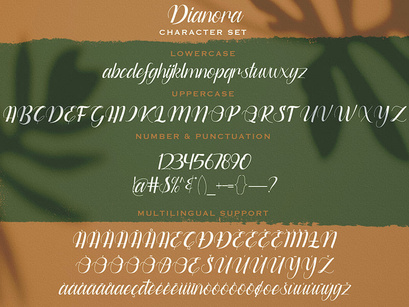 Dianora - Handwritten Script Font