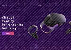 VIRTUALSTUDIO - Landingpage Concept UI Kit