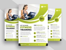 Fitness Gym Promotion Flyer Template Ver-5