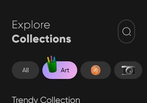 NFT Mobile App Animation Design