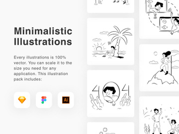 Minimalistic Illustrations preview picture
