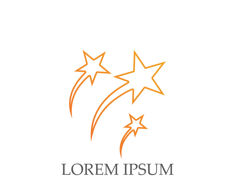 Star icon Template vector illustration design