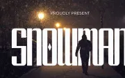 Snowman - Condensed Sans Serif