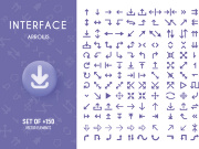 Arrows Icons, Infographic, Web and Apps