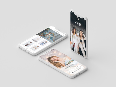 Zara Shopping App Ui Kit