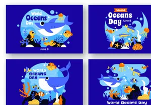 9 World Oceans Day Illustration
