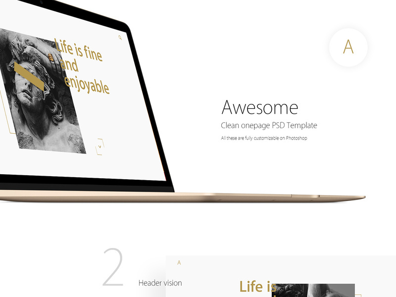 Clean Onepage Template