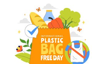 7 International Plastic Bag Free Day Illustration
