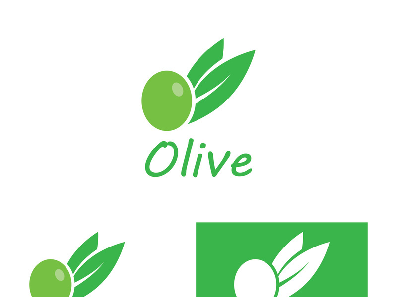 Olive fruit logo design.