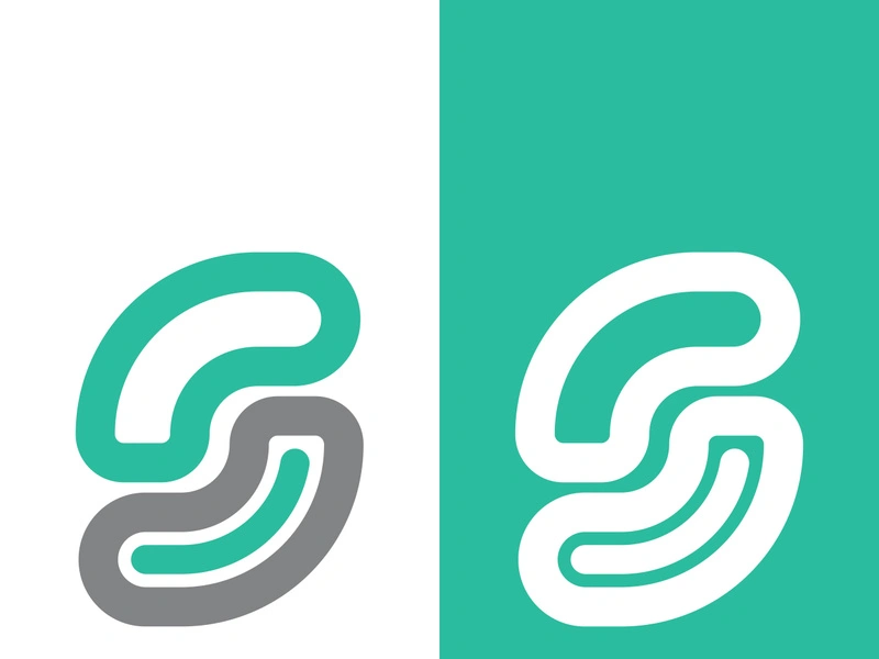 Business corporate S letter logo design vector