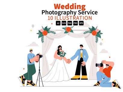 10 Wedding Photography Service Illustration