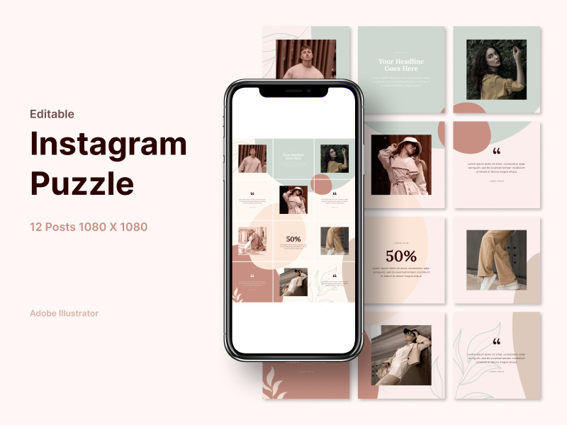 Instagram puzzle feed