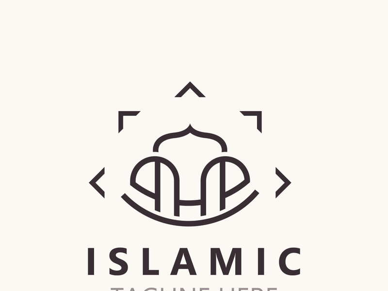 Islamic Mosque Logo design, template Islamic, Islamic Day Ramadan vector graphic creative idea