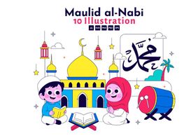 10 Maulid Nabi Illustration preview picture