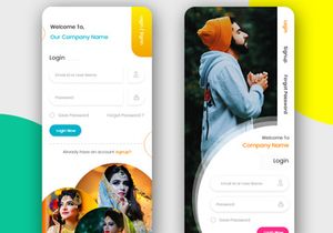 Multi Service App Login, Signup or Signin Screen UI Kits Phase II
